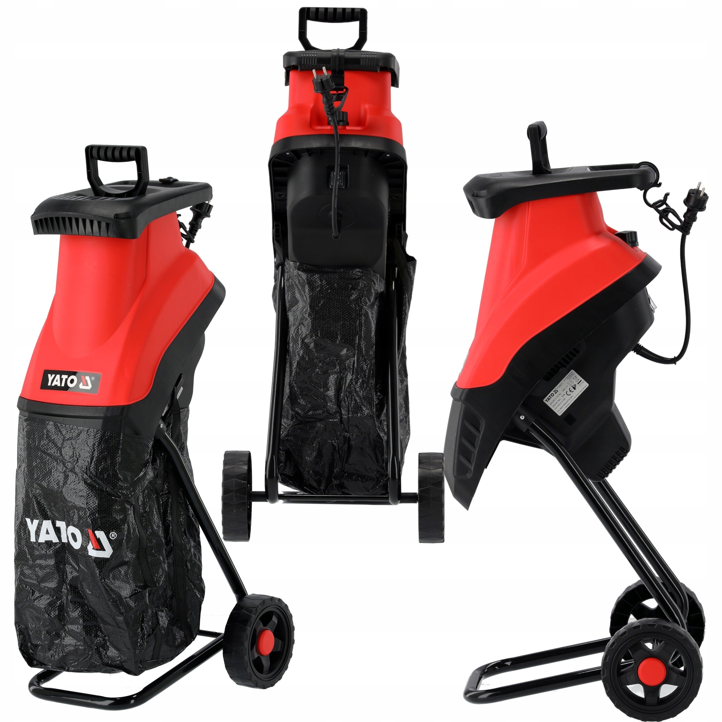 YATO ELECTRIC BRANCH SHREDDER 2500W CUTTING DIAMETER 45MM 50L SK5