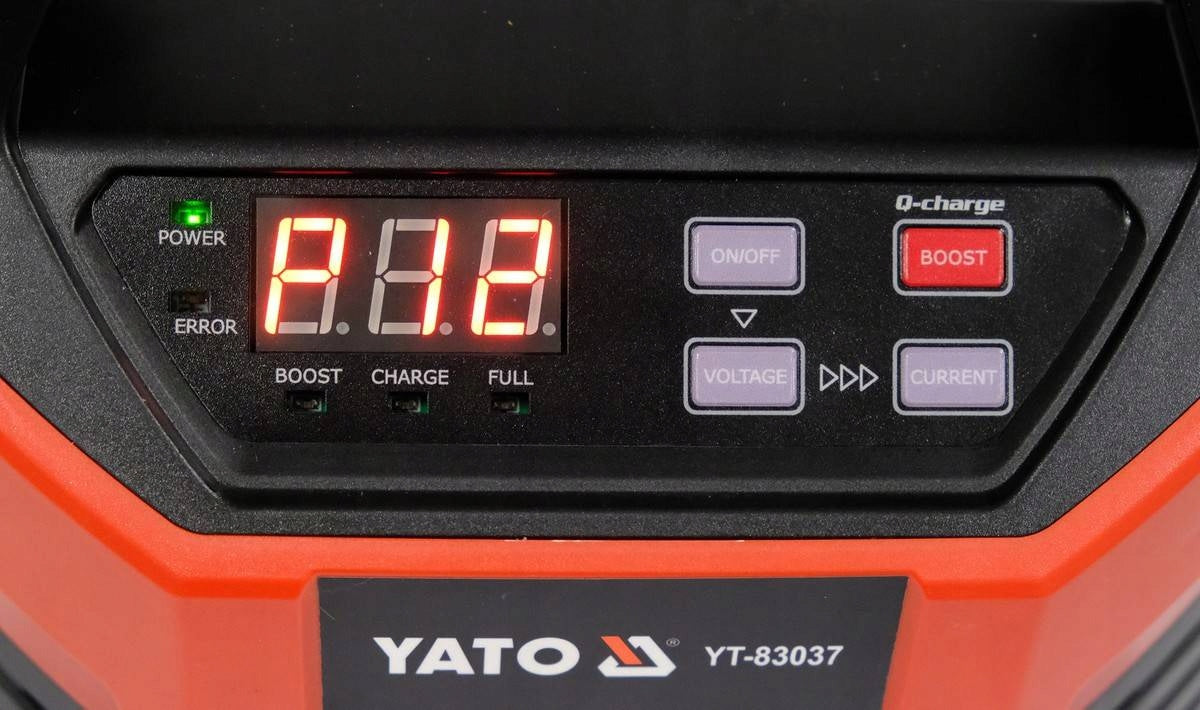 YATO ELECTRONIC RECTIFIER MICROPROCESSOR BOOST 12V 20A Brand Yato