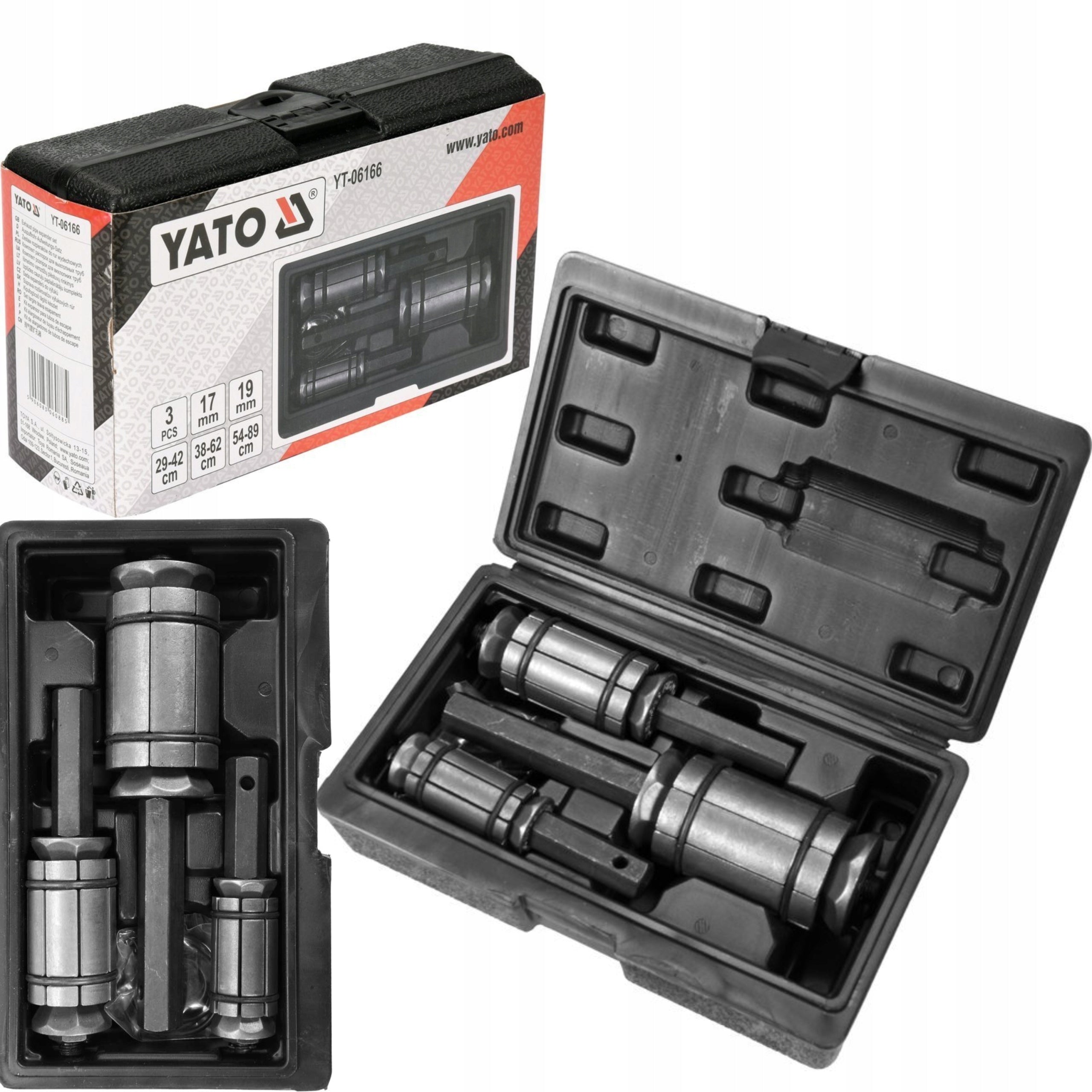 YATO EXHAUST PIPE ENLARGEMENT SPREADER KIT SUITCASE YT-06166 Packaging status original