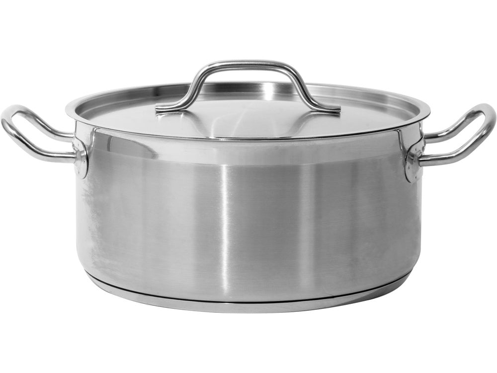 YATO GASTRO POT LOW WITH LID STAINLESS STEEL 28X13CM 8L YG-00042 EAN (GTIN) 0637913196904