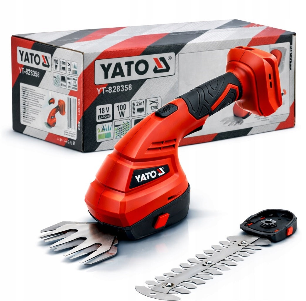 YATO GRASS AND HEDGE TRIMMER CORDLESS 18V TRIMMER COMPACT BODY