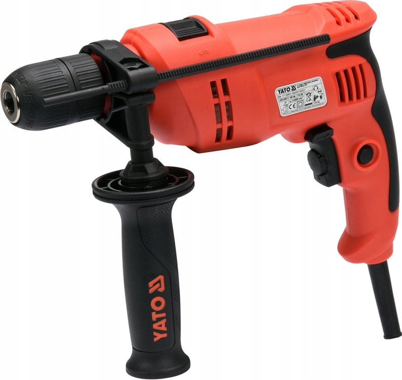 YATO IMPACT DRILL 710W SPEED ADJUSTMENT HANDLE 13MM Brand Yato