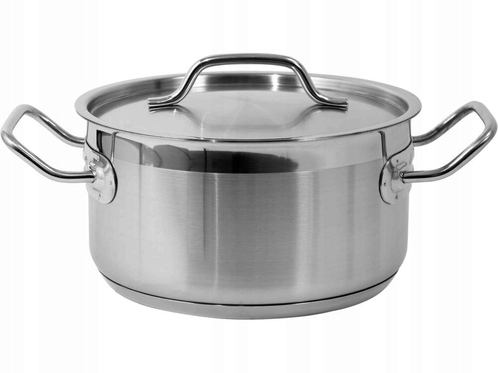 YATO LOW POT WITH STAINLESS STEEL LID 20X10,5CM 3,3L YG-00040 Manufacturer code YT_YG-00040
