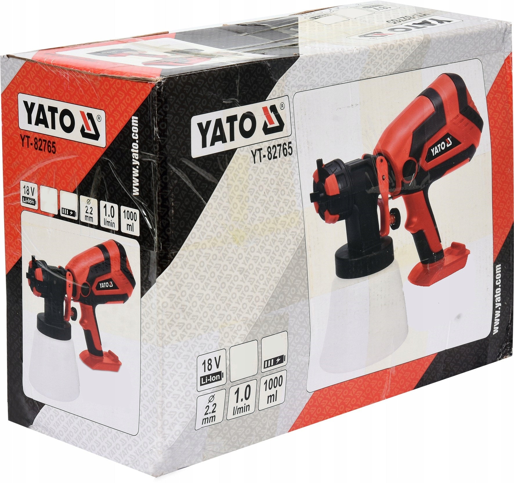 YATO PAINT GUN AKU 18V 1L/MIN SAME TOOL. Manufacturer code YT-82765 YATO