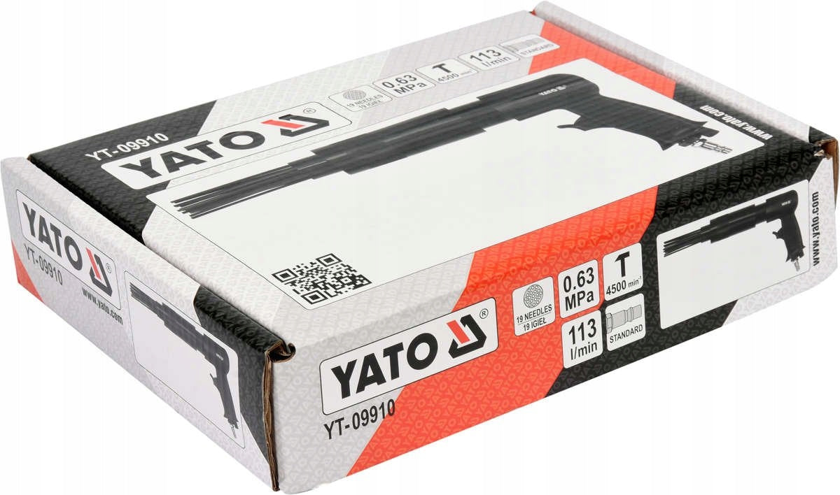 YATO PNEUMATIC NEEDLE HAMMER FOR RUST WELDS GUN SET + 19 NEEDLES Brand no brand