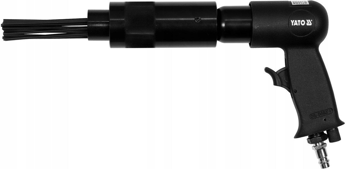YATO PNEUMATIC NEEDLE HAMMER FOR RUST WELDS GUN SET + 19 NEEDLES Manufacturer code YT-09910