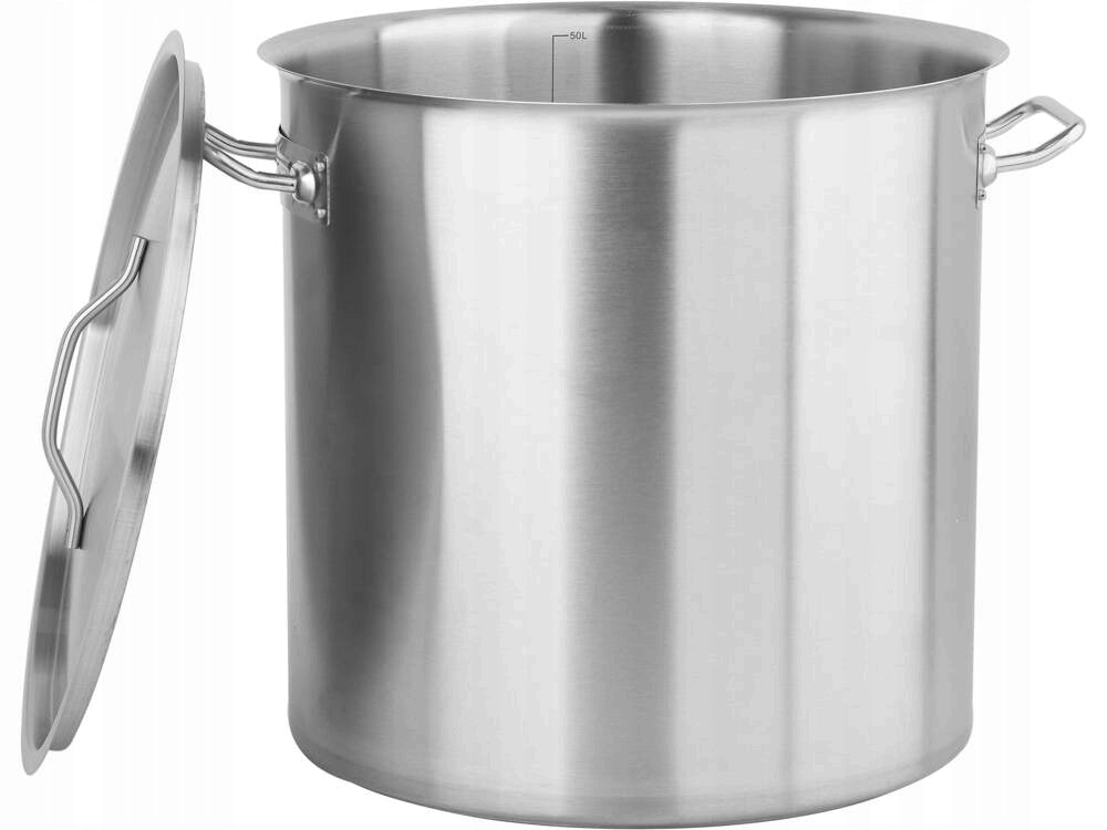 YATO POT 50L INDUCTION WITH LID 40x40cm HIGH STAINLESS STEEL YG-00018 Manufacturer code YT_YG-00018
