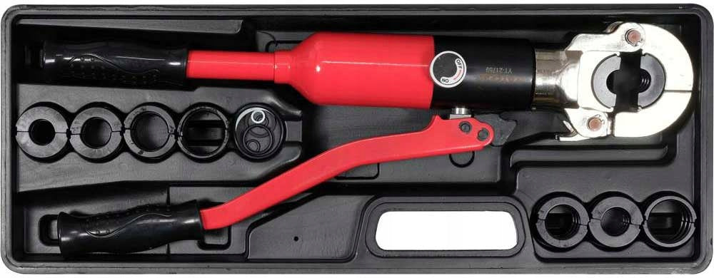 YATO PRESS PIPE CRIMPER PEX PERT 8 DIES U TH 16-32 Power supply handheld