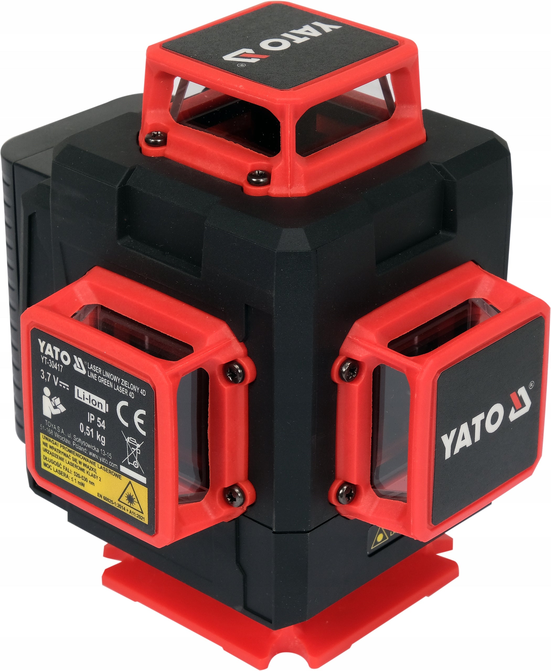YATO SELF-LEVELING LASER GREEN A+ 16 LINEAR 4D WITH ACCESSORIES Brand Yato