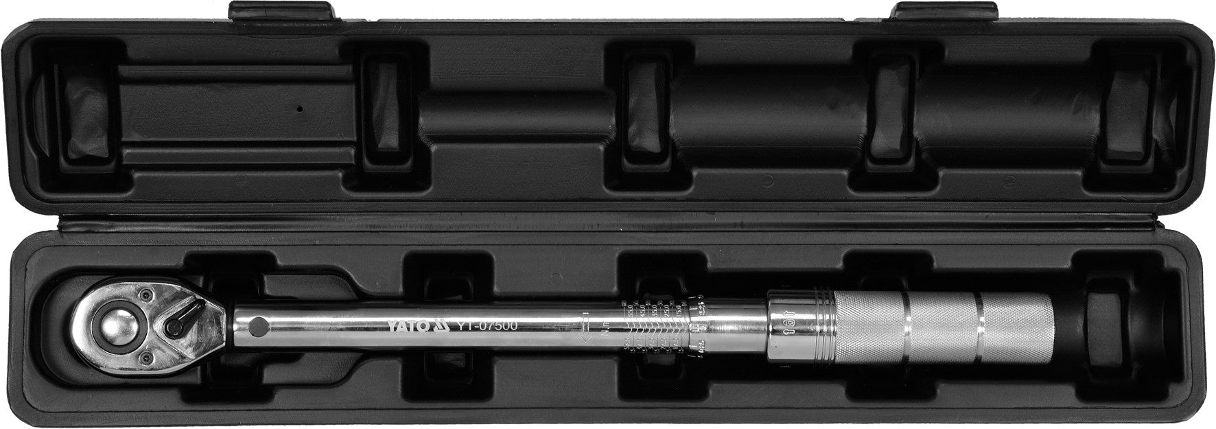 YATO TORQUE WRENCH 3/8" 10-60Nm WITH LOCK 400mm CERTIFICATE SUITCASE Brand Yato