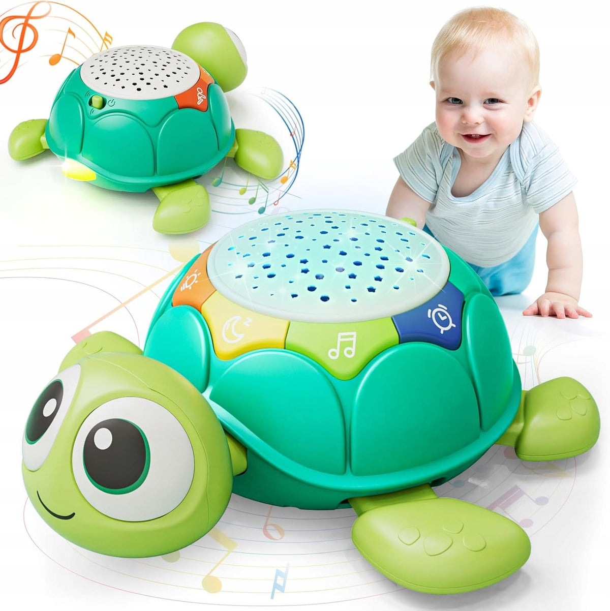 YEAR GIFT ESCAPING TURTLE TOY INTERACTIVE MUSIC FOR CHILDREN Packaging status original