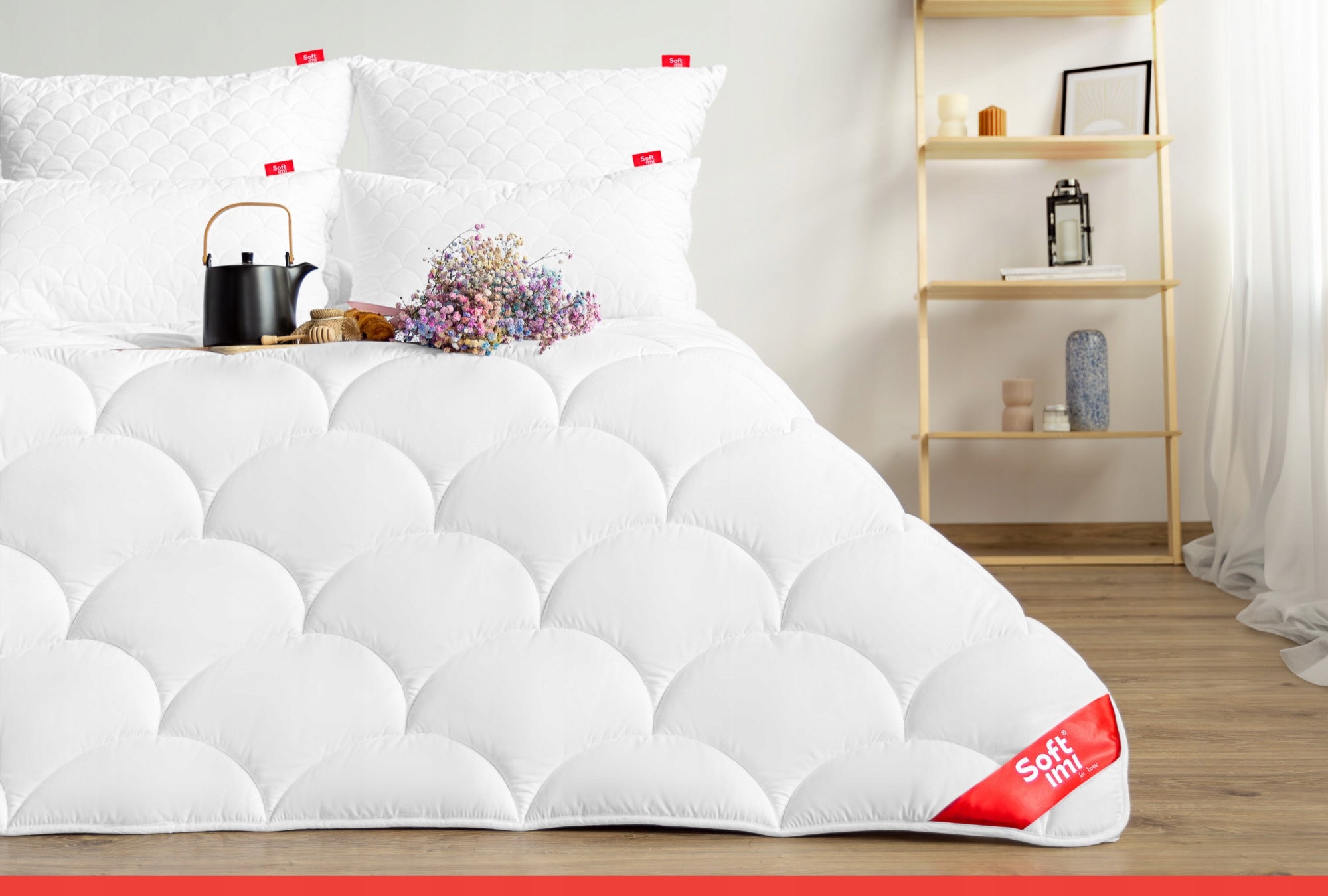 YEAR-ROUND ANTI-ALLERGIC QUILT 160X200 from Poland WARM LIGHT 4 SEASONS Product width 160 cm
