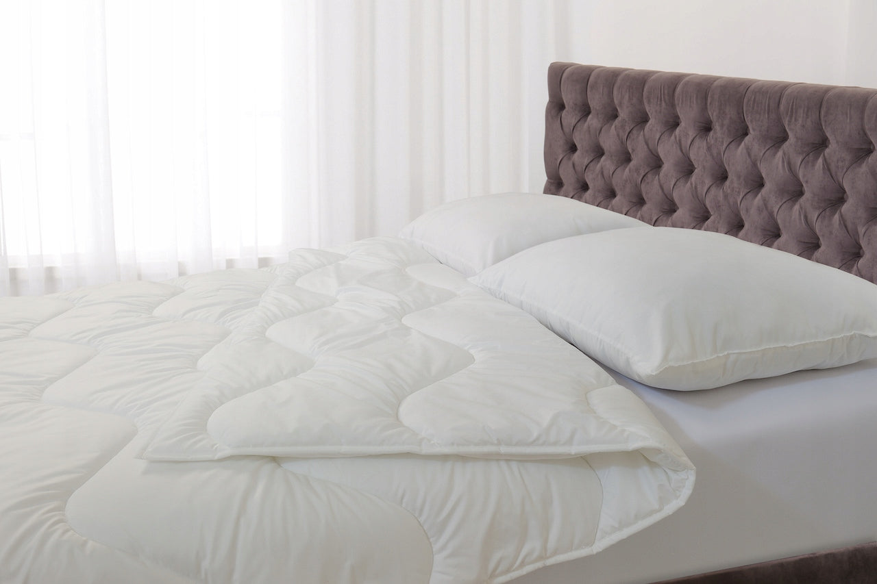 YEAR-ROUND QUILT 180x200 + 2x PILLOW 70x80 SET POLISH PRODUCT Product width 180 cm