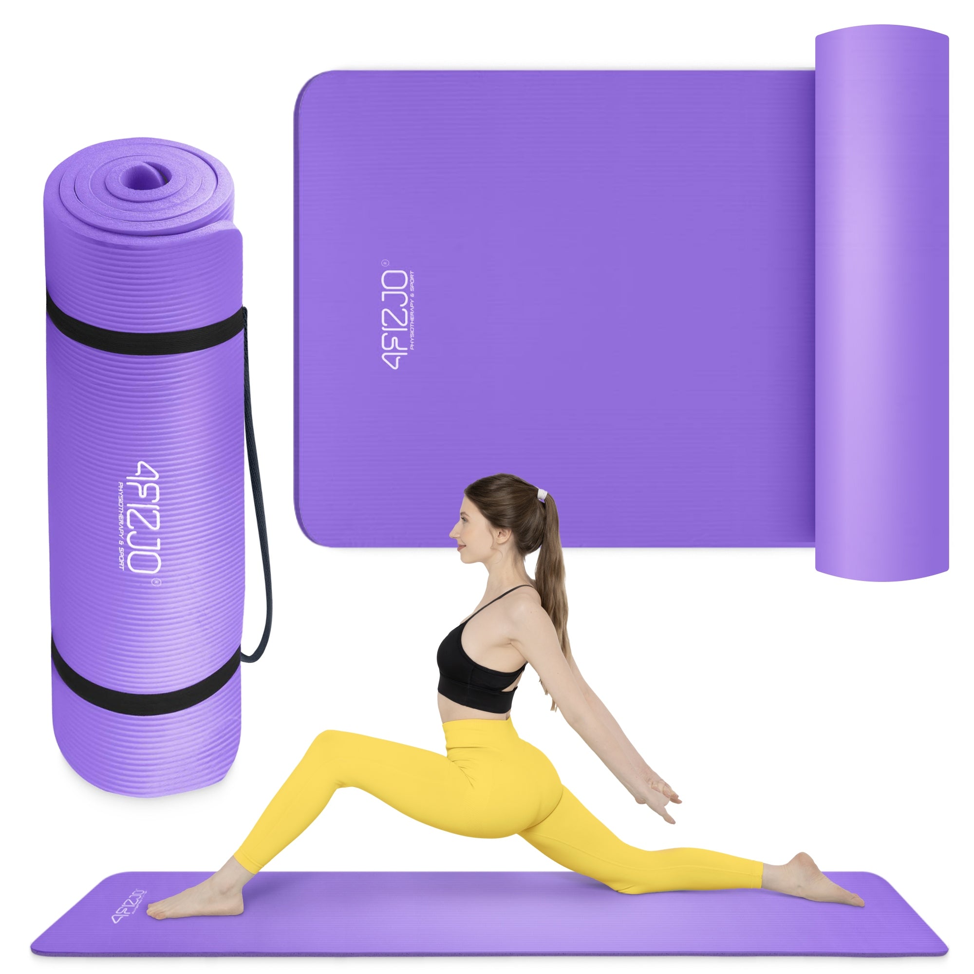 YOGA EXERCISE MAT GYMNASTIC TRAINING FITNESS MAT THICK 1,5 CM