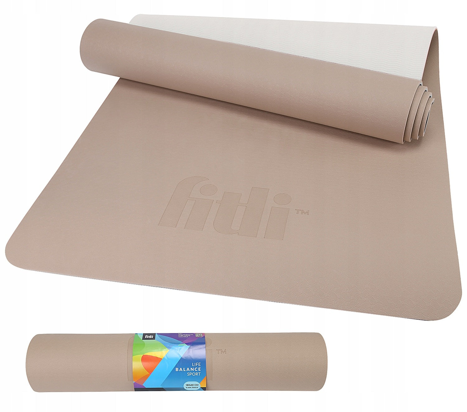 YOGA MAT NON-SLIP EXERCISE MAT LARGE DURABLE COMFORTABLE