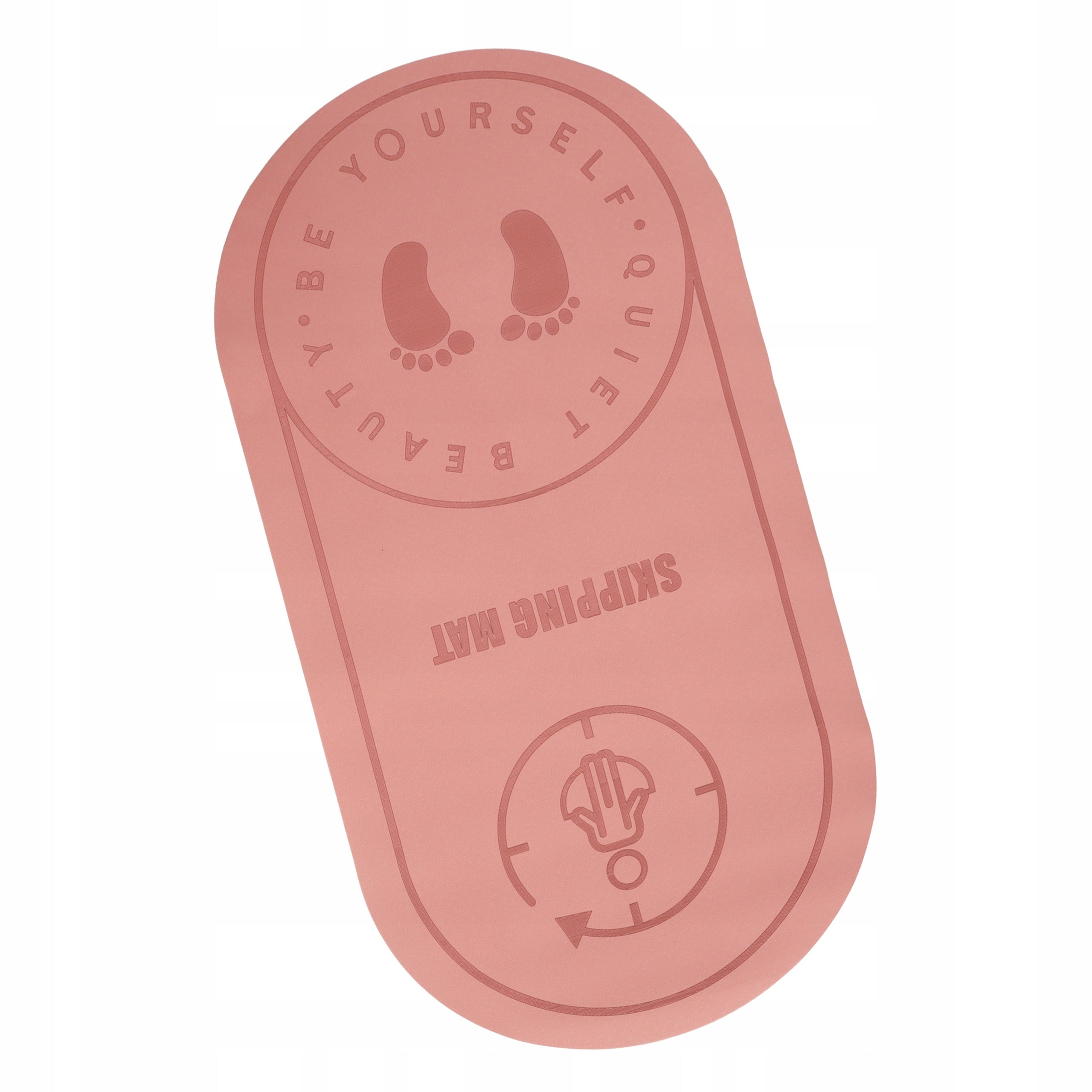 YOGA MAT NON-SLIP GYMNASTIC TRAINING SOFT MAT PINK Brand Ikonka
