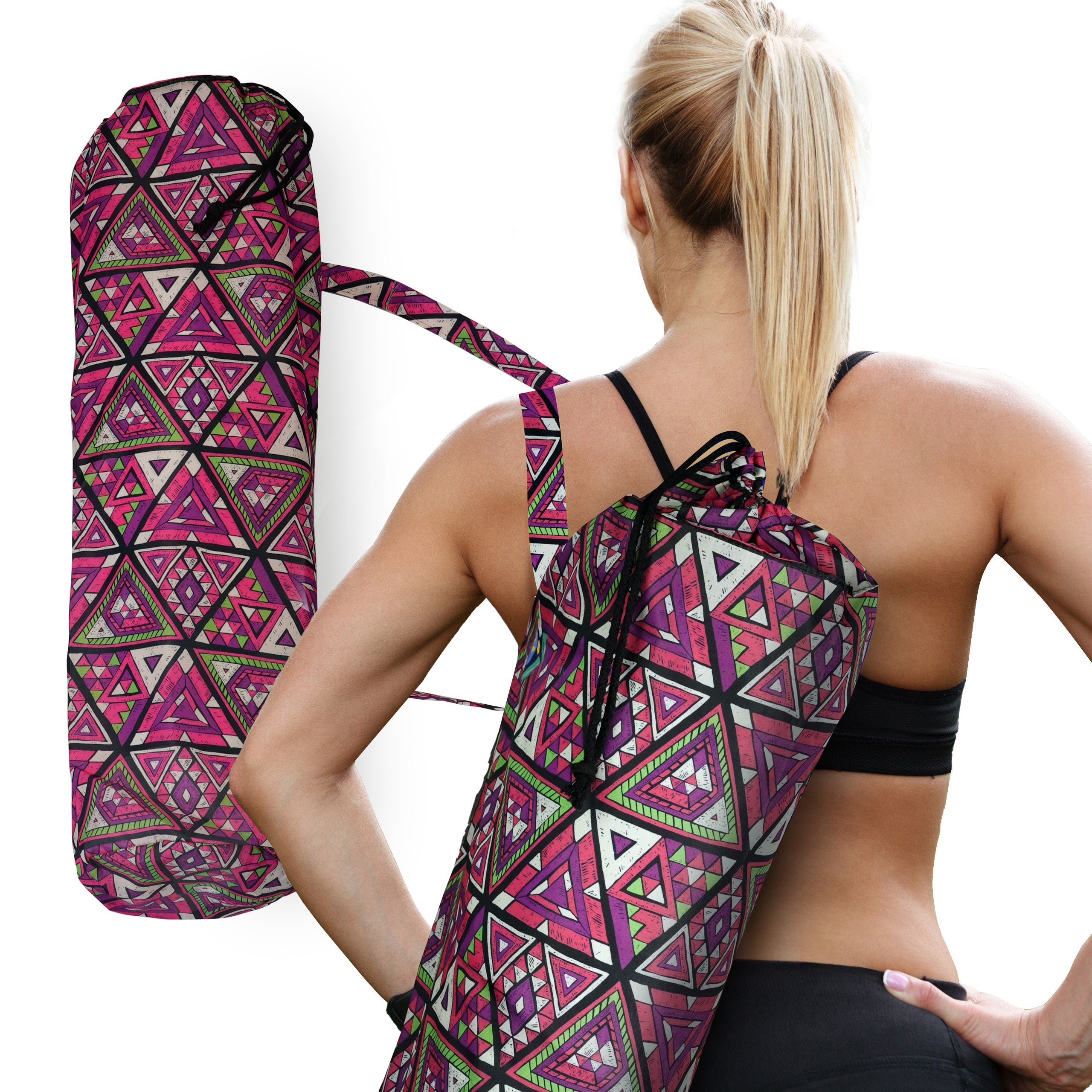 YOGA ROLLER WITH BUCKWHEAT HUSK BOLSTER ROLLER WITH COLORFUL EXERCISE COVER