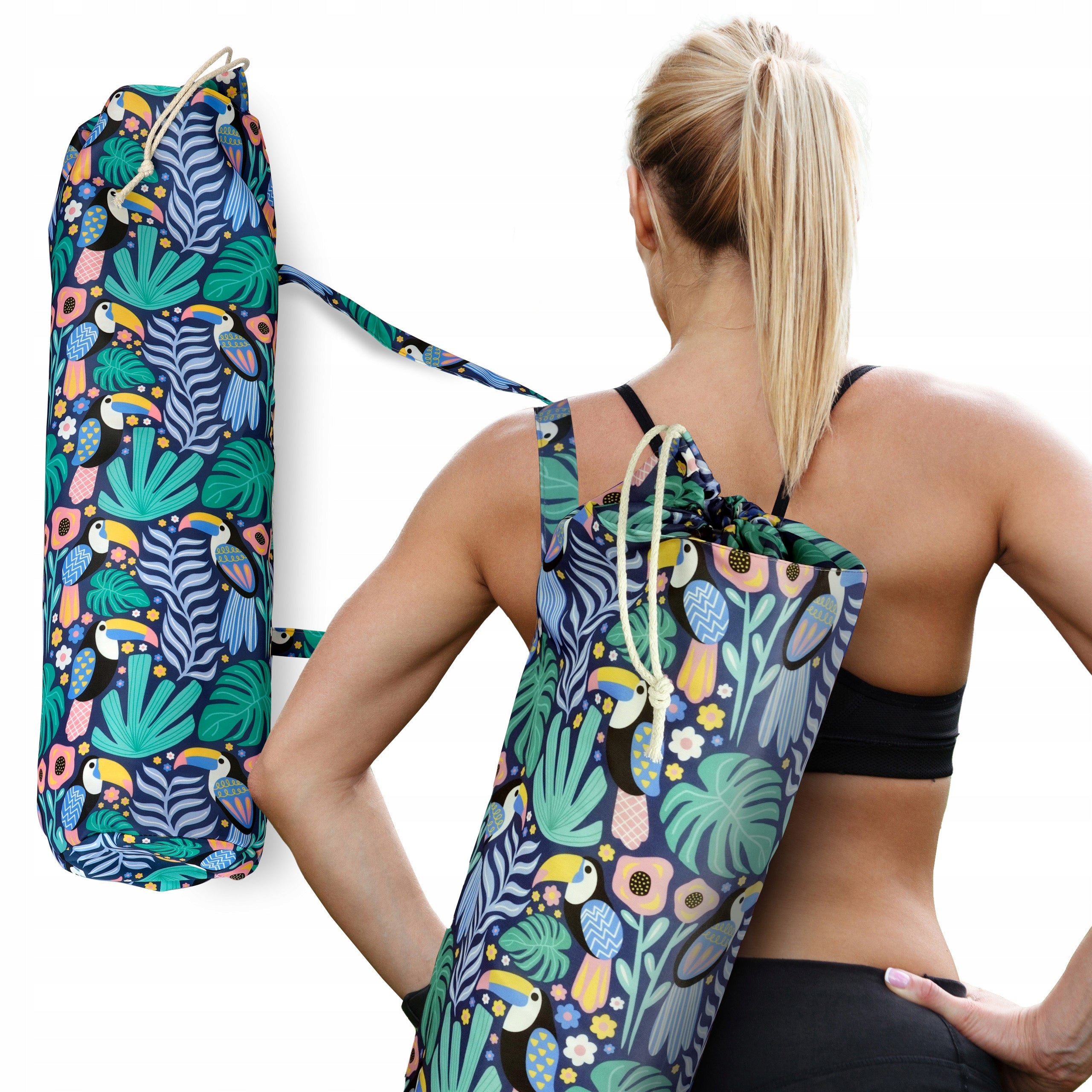 YOGA ROLLER WITH BUCKWHEAT SCALE BOLSTER EXERCISE ROLLER WITH CUTE COVER