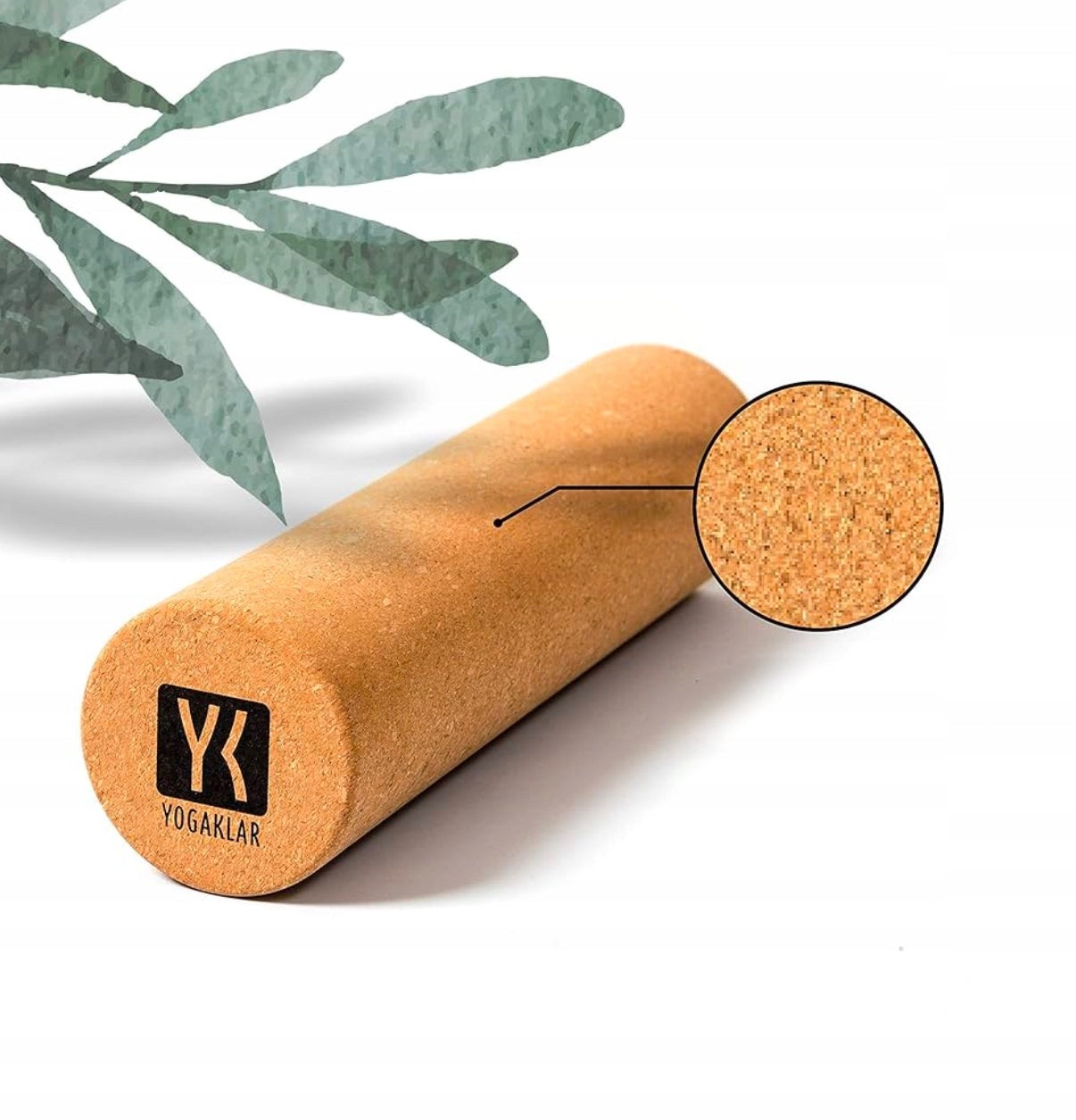 YOGAKLAR cork fascia massage roller eco-friendly antibacterial Packaging status original