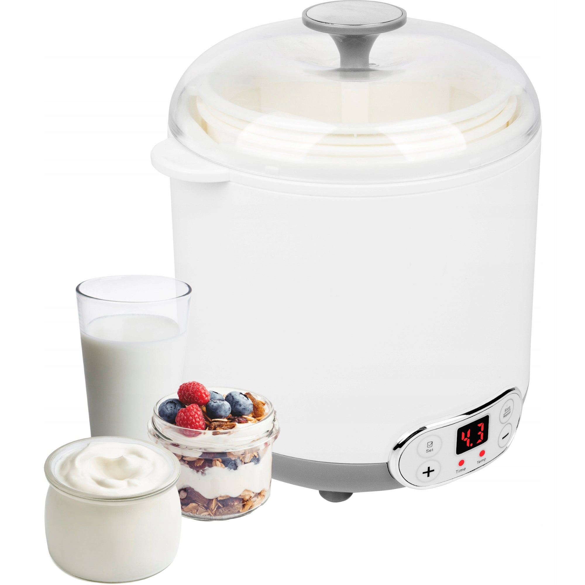 YOGURT MAKER WITH THERMOSTAT MACHINE FOR MAKING HOMEMADE YOGURT CHEESE 1,5L