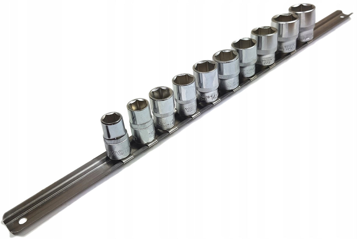 YT-A00047 YATO SOCKET SET SHORT 3/8" 10-19MM