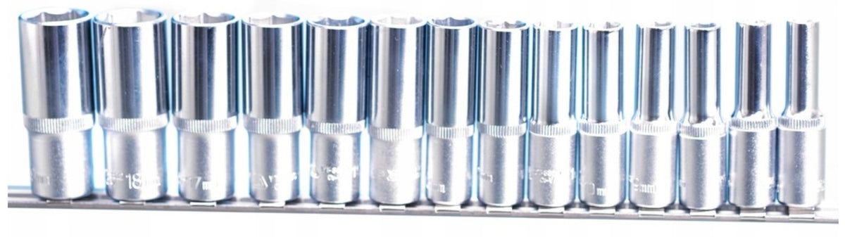 YT-A00051ESTAW SOCKETS 3/8'' SOCKET WRENCHES 6-ANGLE LONG SOCKETS 6-19MM Packaging status original