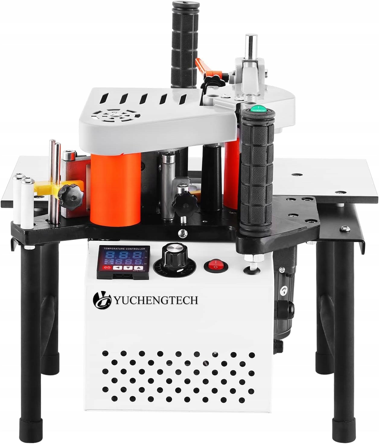YUCHENGTECH portable edge banding machine 10-50 mm PVC ABS 2-6 m/min
