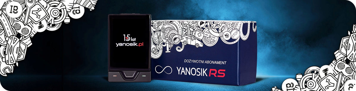Yanosik RS YANBOX ASSISTANT WITH LIFETIME SUBSCRIPTION + 2 HANDLES + CUP Packaging status original