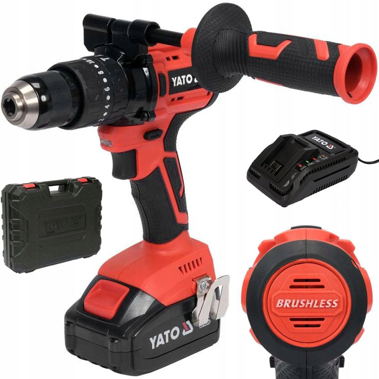 Yato Drill Impact Screwdriver Brushless 18V 75Nm 3Ah Suitcase