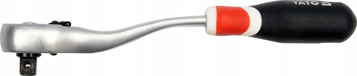 Yato YT-0731 Bent Ratchet 3/8" 200 mm 72 Teeth CrV 6140 Quick Connect Brand Yato