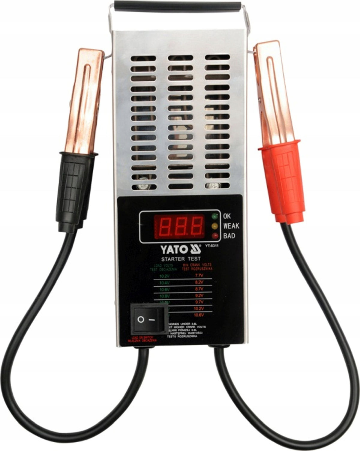 Yato YT-8311 12V Digital Battery Tester Manufacturer code YT-8311