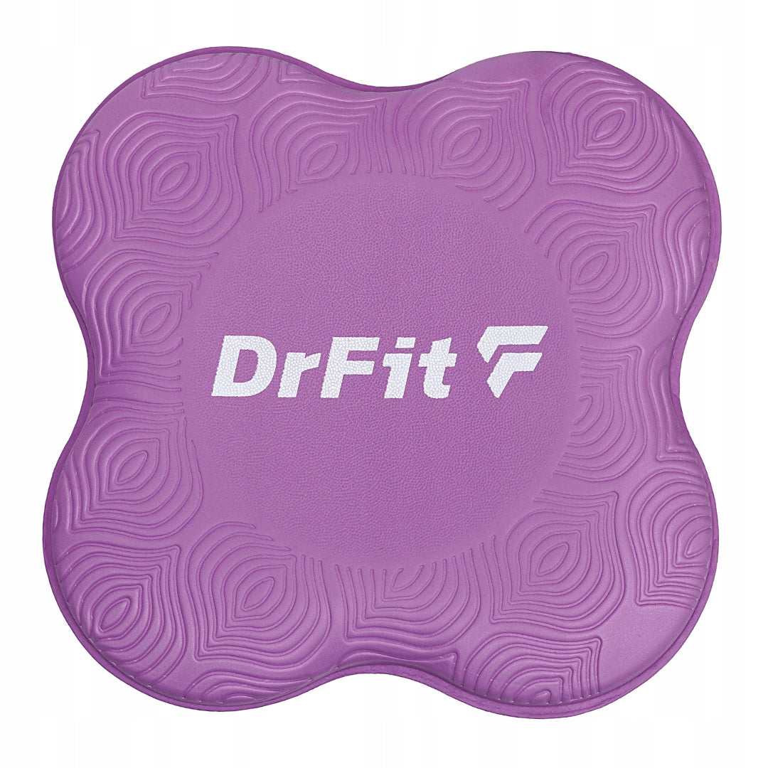 Yoga Pads Under Knee Hands Hips Shock Absorbing Soft 2 Pcs DrFit Packaging status original