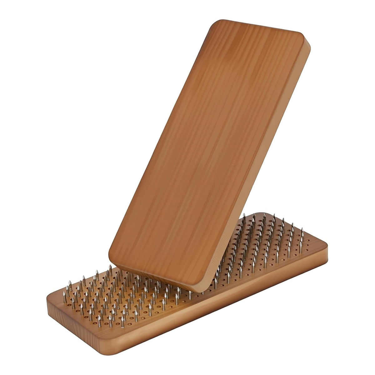 Yoga board acupressure board with nails foot massage pine 15mm 32x13