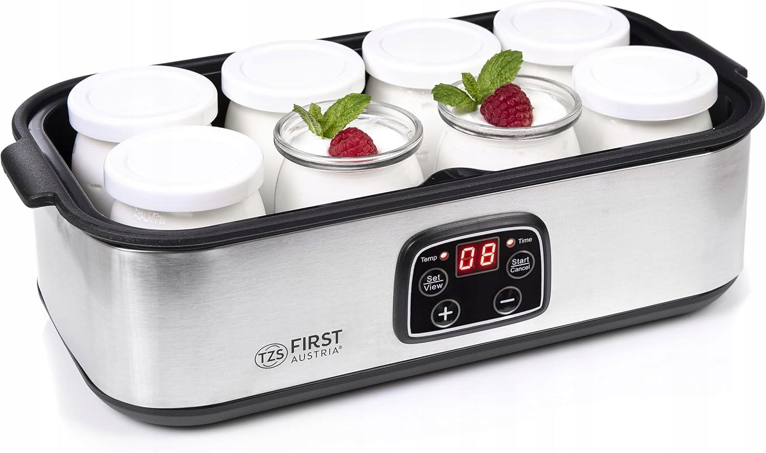 Yogurt machine First Austria 5120-2 Silver 1,4L 8 Jars