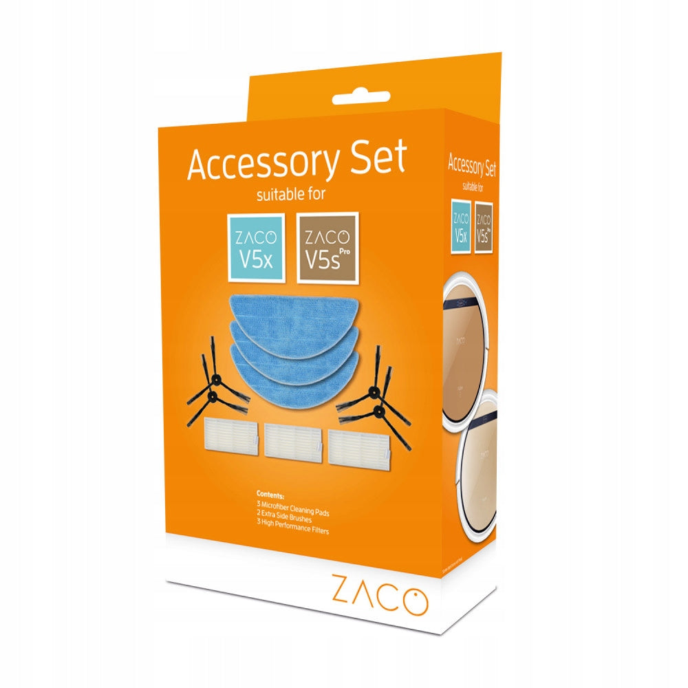 ZACO V5x V5S PRO Set of original accessories for cleaning robot EAN (GTIN) 4260522141124