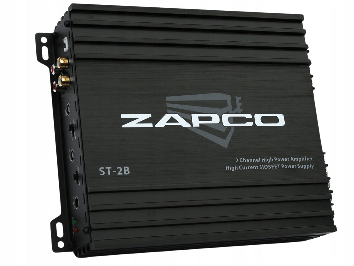 ZAPCO ST-2B - 2 Channel Car Amplifier 2x65/90W 1x180RMS Class AB