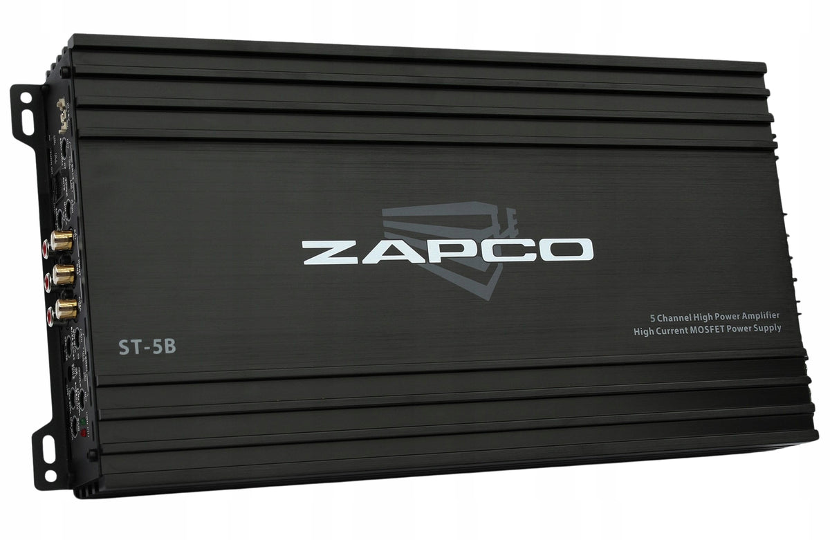 ZAPCO ST-5B Car Amplifier 5 Channel AB 4x70/100+1x250/400W PILOT Packaging status original