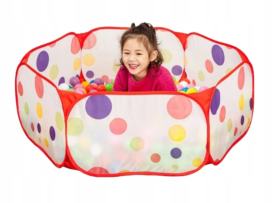 ZB76 DRY POOL BALL PLAYPEN BALLS POP UP COLORFUL + COVER