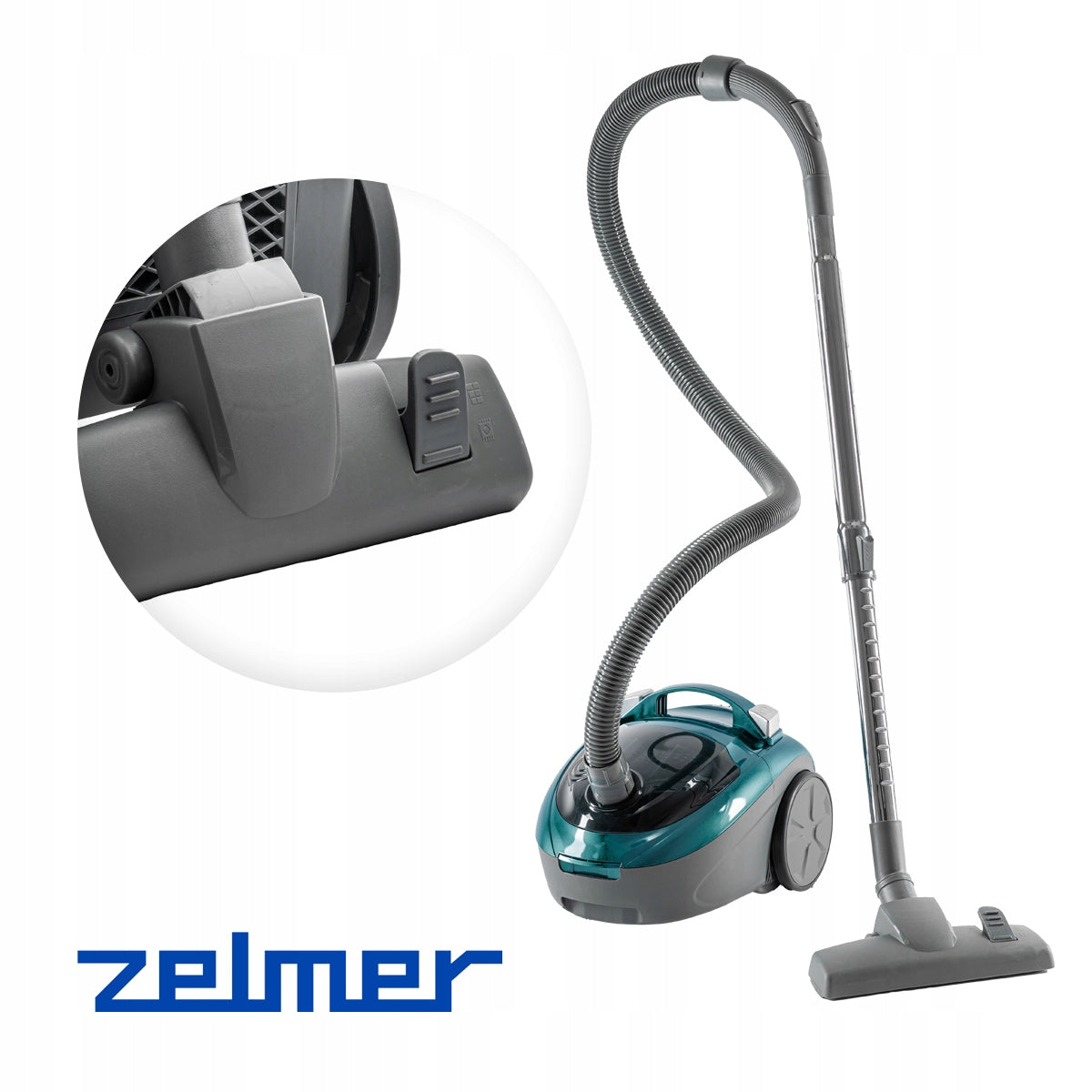 ZELMER BAGGED VACUUM CLEANER RADEK UNIVERSAL BRUSH 2in1 + ECO TIPS 800W Vacuum cleaner type bagless bag
