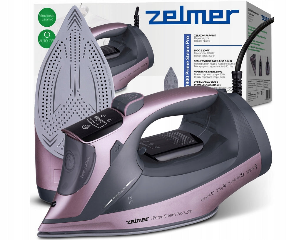 ZELMER IRON ZIR 4900 PRIME STEAM PRO 3200W
