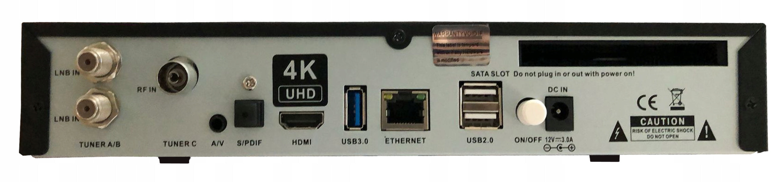 ZGEMMA H7s DECODER 4K ENIGMA2 TWIN COMBO 2xSAT + DVB-T2 IPTV Cccam OsCam Brand Zgemma
