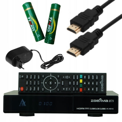 ZGEMMA H7s DECODER 4K ENIGMA2 TWIN COMBO 2xSAT + DVB-T2 IPTV Cccam OsCam