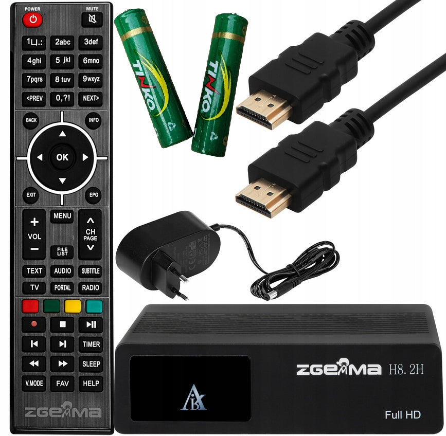 ZGEMMA H8.2H DECODER SAT + DVB-T2 HEVC ENIGMA2 E2