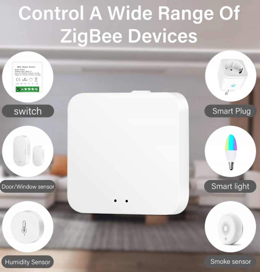 ZIGBEE 3.0 GATEWAY CONTROL UNIT SIGMESH WIFI TUYA GATEWAY Bluetooth Manufacturer code Bramka GATEWAY Bluetooth ZIGBEE