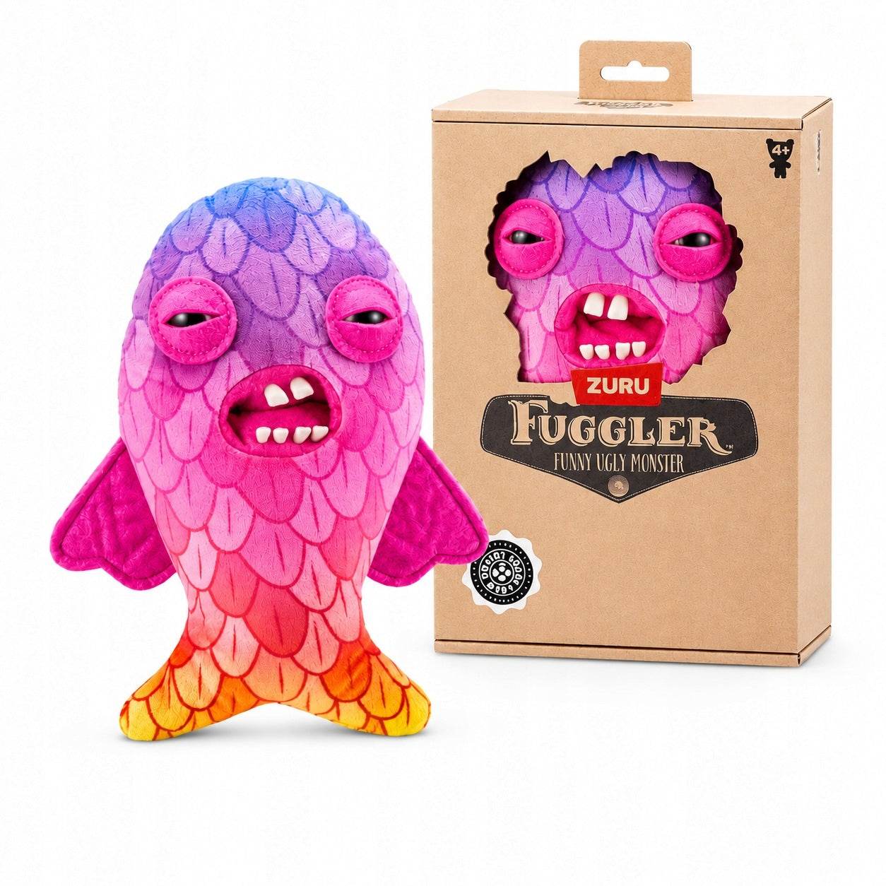 ZURU Fuggler Chaos Crew Funny Ugly Monster Plush Toy 23 cm