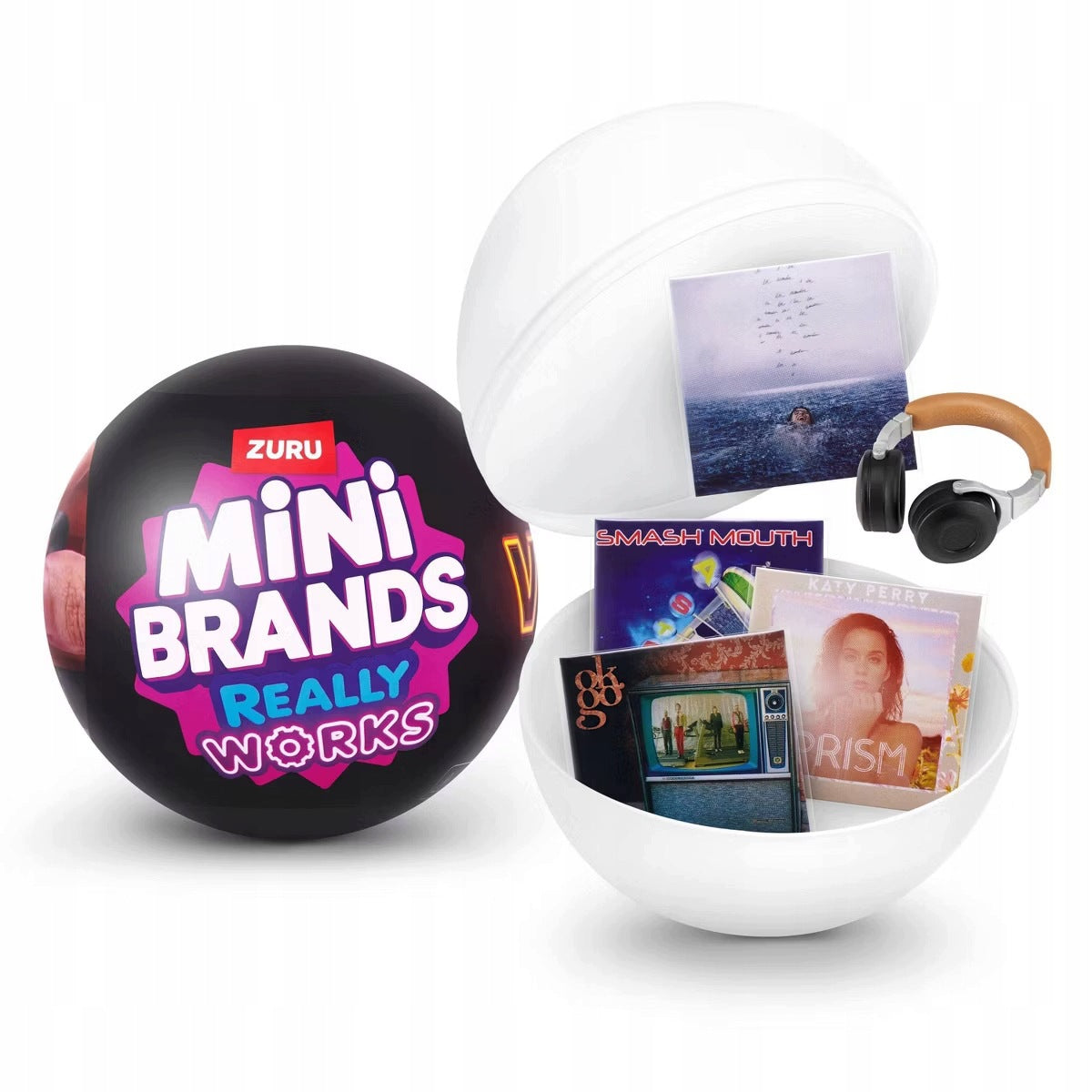 ZURU Mini Brands Really Works Vinyl Surprise Ball Mini Vinyl Records Brand ZURU