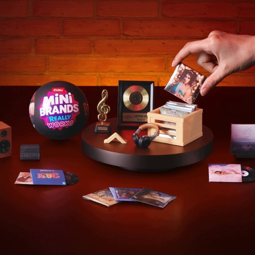 ZURU Mini Brands Really Works Vinyl Surprise Ball Mini Vinyl Records Manufacturer code 77772