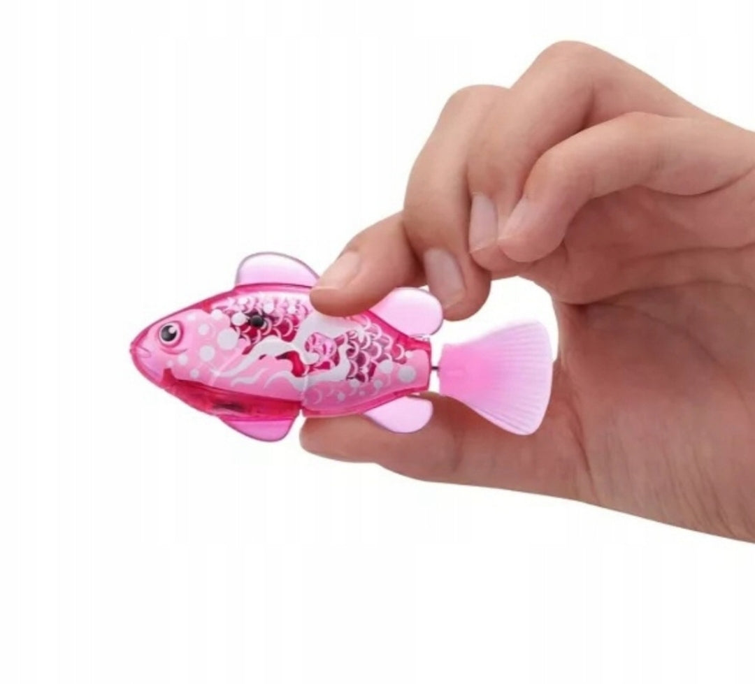 ZURU Robo Fish floating like a real Pink Fish changes color Manufacturer code nemo