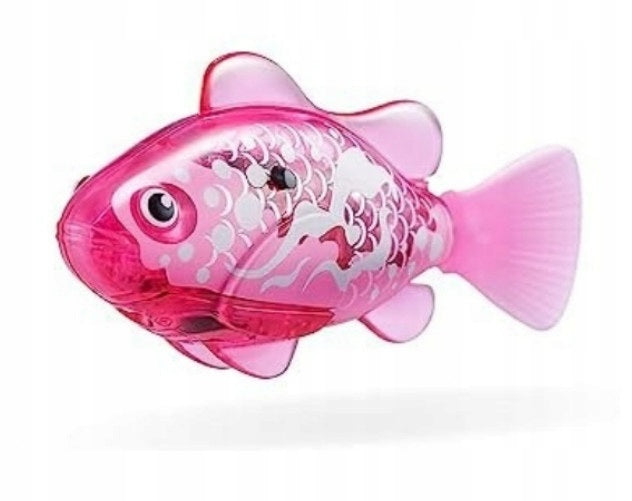 ZURU Robo Fish floating like a real Pink Fish changes color Packaging status original