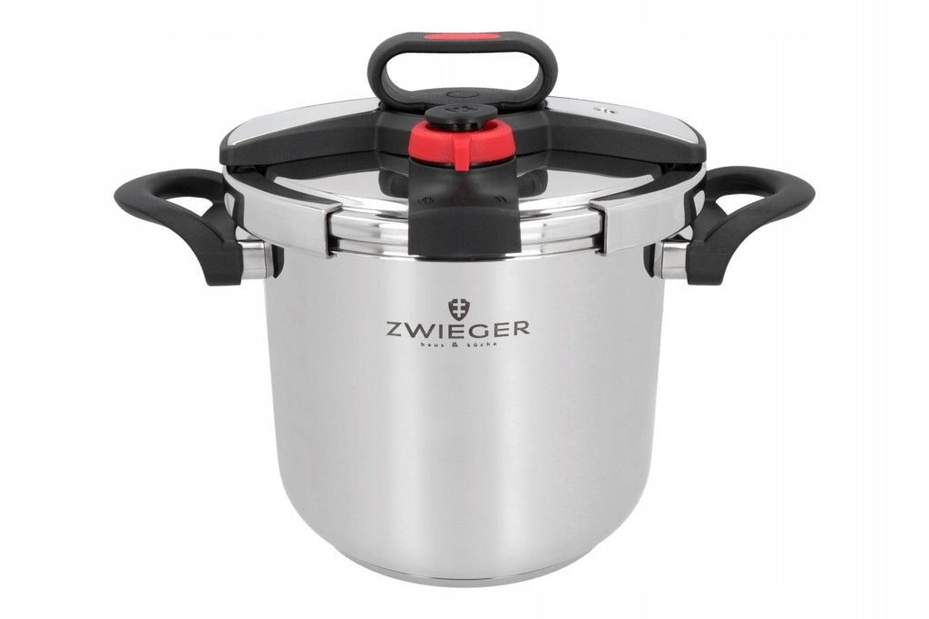 ZWIEGER KLASSIKER PRESSURE COOKER 7 L WITH LID 22 CM INDUCTION STAINLESS STEEL Manufacturer code LO6321